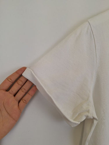 Second-Hand - Country Road Casual Branded Folded Sleeve T-shirt Size S - SwapUp