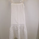 Second-Hand - Seed Holiday Charm Linen Drop Waist Midi Dress Size 10 - SwapUp