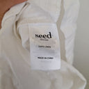 Second-Hand - Seed Holiday Charm Linen Drop Waist Midi Dress Size 10 - SwapUp