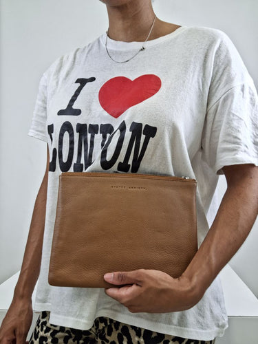 Second-Hand - Status Anxiety Tan Ant-heroine Wallet Clutch - SwapUp
