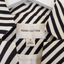Second-Hand - Perri Cutten Zebra Stripe Silk Single Button Blazer Size 12 - SwapUp