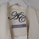 Second-Hand - Anthea Crawford Pearl Textured Open Front Jacket Size 10 - SwapUp