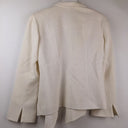 Second-Hand - Anthea Crawford Pearl Textured Open Front Jacket Size 10 - SwapUp