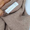 Second-Hand - Kookai Caramel Square Neck Fitted Tank Top Size 8 - SwapUp