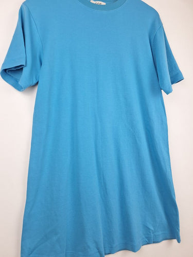 Second-Hand - COS Aqua Ribbed Collar T-Shirt Dress Size XS - SwapUp
