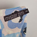 Second-Hand - Mister Zimi Blue Poppy A Line Mini Dress Size 6 - SwapUp