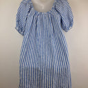 Second-Hand - Seed Nautical Stripe Linen Mini Dress Size 6 - SwapUp