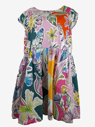 gorman midi dress Second-Hand Gorman Rainbow Watercolour Gathered Midi Dress Size 8 – SwapUp