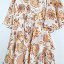 Second-Hand - Shona Joy Autumnal Chiffon Layered Floaty Mini Dress Size 8 - SwapUp