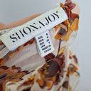 Second-Hand - Shona Joy Autumnal Chiffon Layered Floaty Mini Dress Size 8 - SwapUp