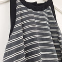 Second-Hand - Cue Black Geometric Sleeveless Top Size 6 - SwapUp