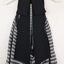 Second-Hand - Cue Black Geometric Sleeveless Top Size 6 - SwapUp