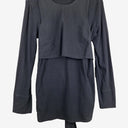 Second-Hand - COS Subversive Layered Washed Black Top Size S - SwapUp