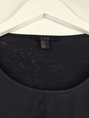 Second-Hand - COS Subversive Layered Washed Black Top Size S - SwapUp