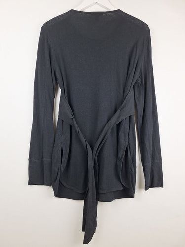 Second-Hand - COS Subversive Layered Washed Black Top Size S - SwapUp