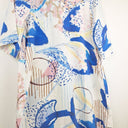 Second-Hand - COS Pastel Abstract Curved Hem Dress Size 8 - SwapUp