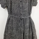 Second-Hand - Boom Shankar Monochromatic Swirl Comfy Dress Size 18 - SwapUp