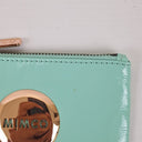 Second-Hand - Mimco Seafoam Metallic Branded Mini Wallet - SwapUp