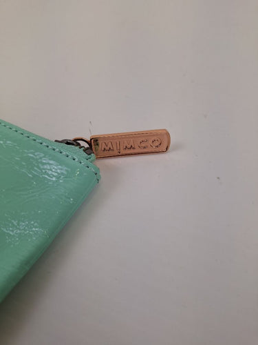 Second-Hand - Mimco Seafoam Metallic Branded Mini Wallet - SwapUp