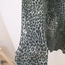 Second-Hand - Karen Kane Khaki Cheetah Jersey Mini Dress Size L - SwapUp
