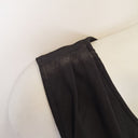 Second-Hand - David Lawrence Classy Tie Front Black Midi Dress Size 14 - SwapUp