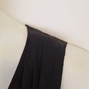 Second-Hand - David Lawrence Classy Tie Front Black Midi Dress Size 14 - SwapUp