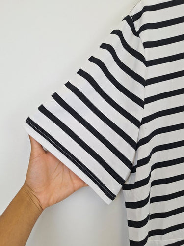 Second-Hand - Clarity Visa Versa Stripe T-shirt Size XXXL - SwapUp
