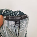 Second-Hand - Bird By Design Green Hibiscus Wrap Style Holiday Pants Size 20 - SwapUp