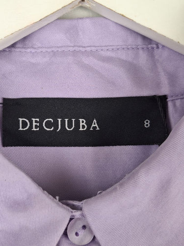 Second-Hand - Decjuba Relaxed Everyday Lilac Shirt Size 8 - SwapUp