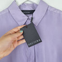 Second-Hand - Decjuba Relaxed Everyday Lilac Shirt Size 8 - SwapUp