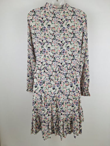 Second-Hand - Ganni Effortless Chic Floral Shirt Dress Size M - SwapUp