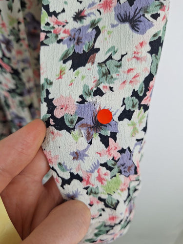 Second-Hand - Ganni Effortless Chic Floral Shirt Dress Size M - SwapUp