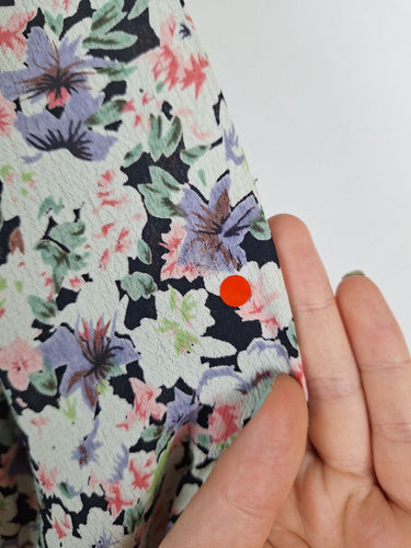 Second-Hand - Ganni Effortless Chic Floral Shirt Dress Size M - SwapUp
