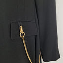 Second-Hand - Cue Sleek Gold Chain Mini Dress Size 8 - SwapUp