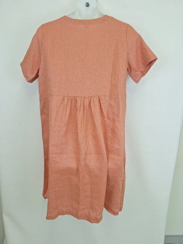 Second-Hand - Tirelli Vintage Rose High Seam Pocket Midi Dress Size XL - SwapUp