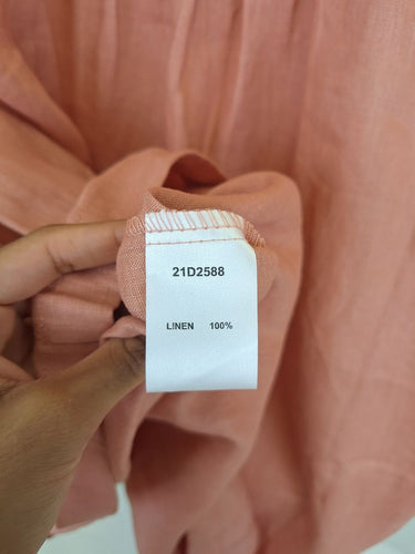 Second-Hand - Tirelli Vintage Rose High Seam Pocket Midi Dress Size XL - SwapUp
