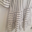 Second-Hand - Assorted Brands Effortless Striped Cotton/Linen Blend Mini Dress Size OSFA - SwapUp