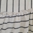 Second-Hand - Assorted Brands Effortless Striped Cotton/Linen Blend Mini Dress Size OSFA - SwapUp