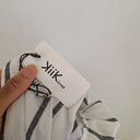 Second-Hand - Assorted Brands Effortless Striped Cotton/Linen Blend Mini Dress Size OSFA - SwapUp