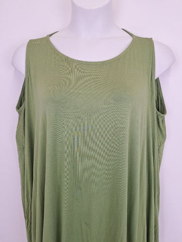 Second-Hand - Assorted Brands Comfortable Moss Bubble Mini Dress Size M - SwapUp