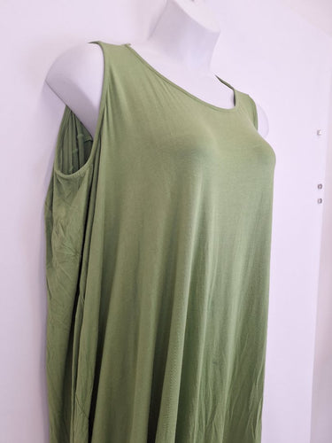 Second-Hand - Assorted Brands Comfortable Moss Bubble Mini Dress Size M - SwapUp