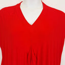 Second-Hand - Assorted Brands Fiery Draped Jersey Mini Dress Size XL - SwapUp