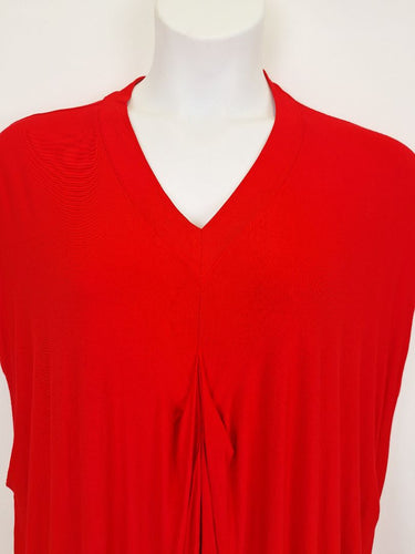 Second-Hand - Assorted Brands Fiery Draped Jersey Mini Dress Size XL - SwapUp