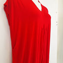 Second-Hand - Assorted Brands Fiery Draped Jersey Mini Dress Size XL - SwapUp