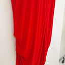 Second-Hand - Assorted Brands Fiery Draped Jersey Mini Dress Size XL - SwapUp