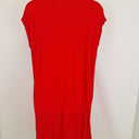 Second-Hand - Assorted Brands Fiery Draped Jersey Mini Dress Size XL - SwapUp