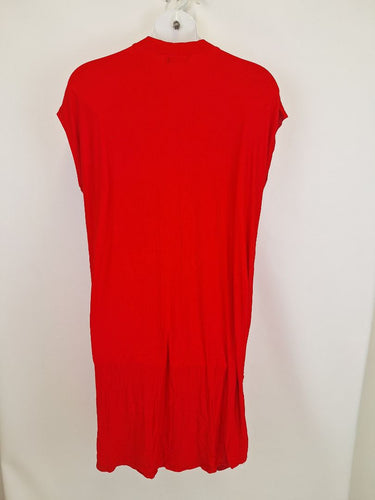 Second-Hand - Assorted Brands Fiery Draped Jersey Mini Dress Size XL - SwapUp