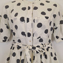 Second-Hand - Frankie + Dash Washed Polka Dot Puff Sleeve Dress Size 16 - SwapUp