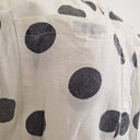 Second-Hand - Frankie + Dash Washed Polka Dot Puff Sleeve Dress Size 16 - SwapUp