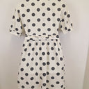 Second-Hand - Frankie + Dash Washed Polka Dot Puff Sleeve Dress Size 16 - SwapUp